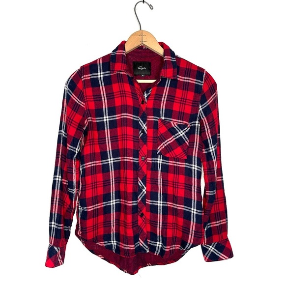 Rails | Red Plaid Button Down Shirt Size XS - Picture 1 of 6